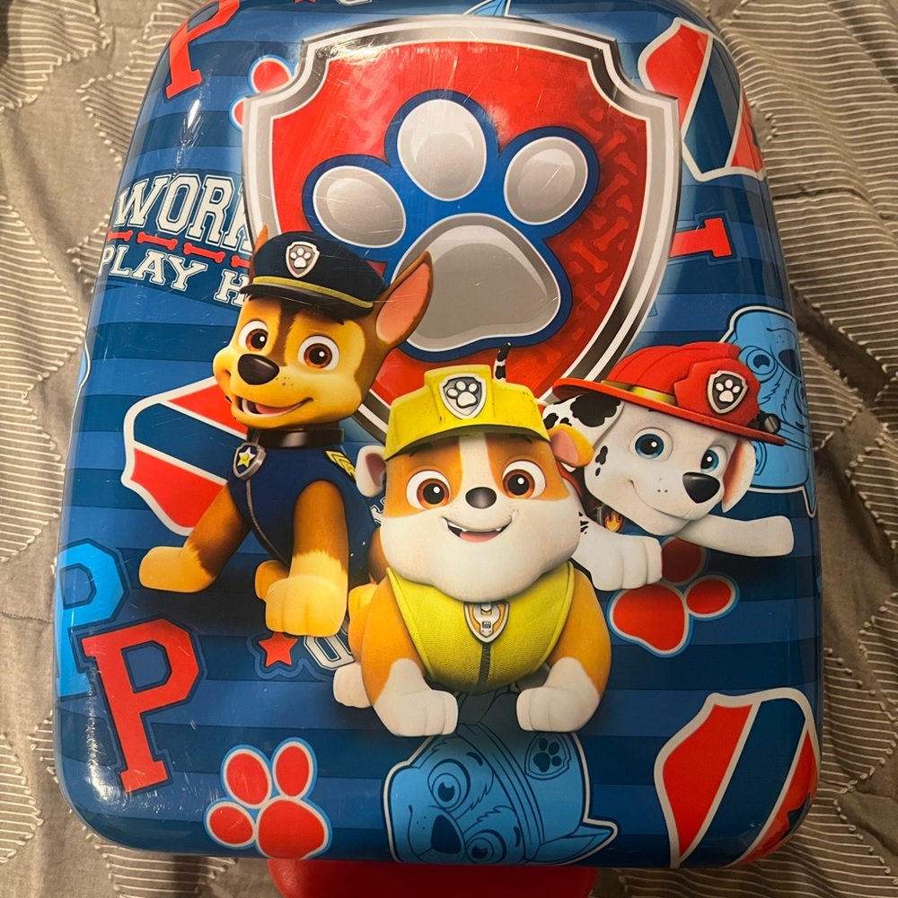 Paw Patrol Hardside wheeled luggage and sleeping bag